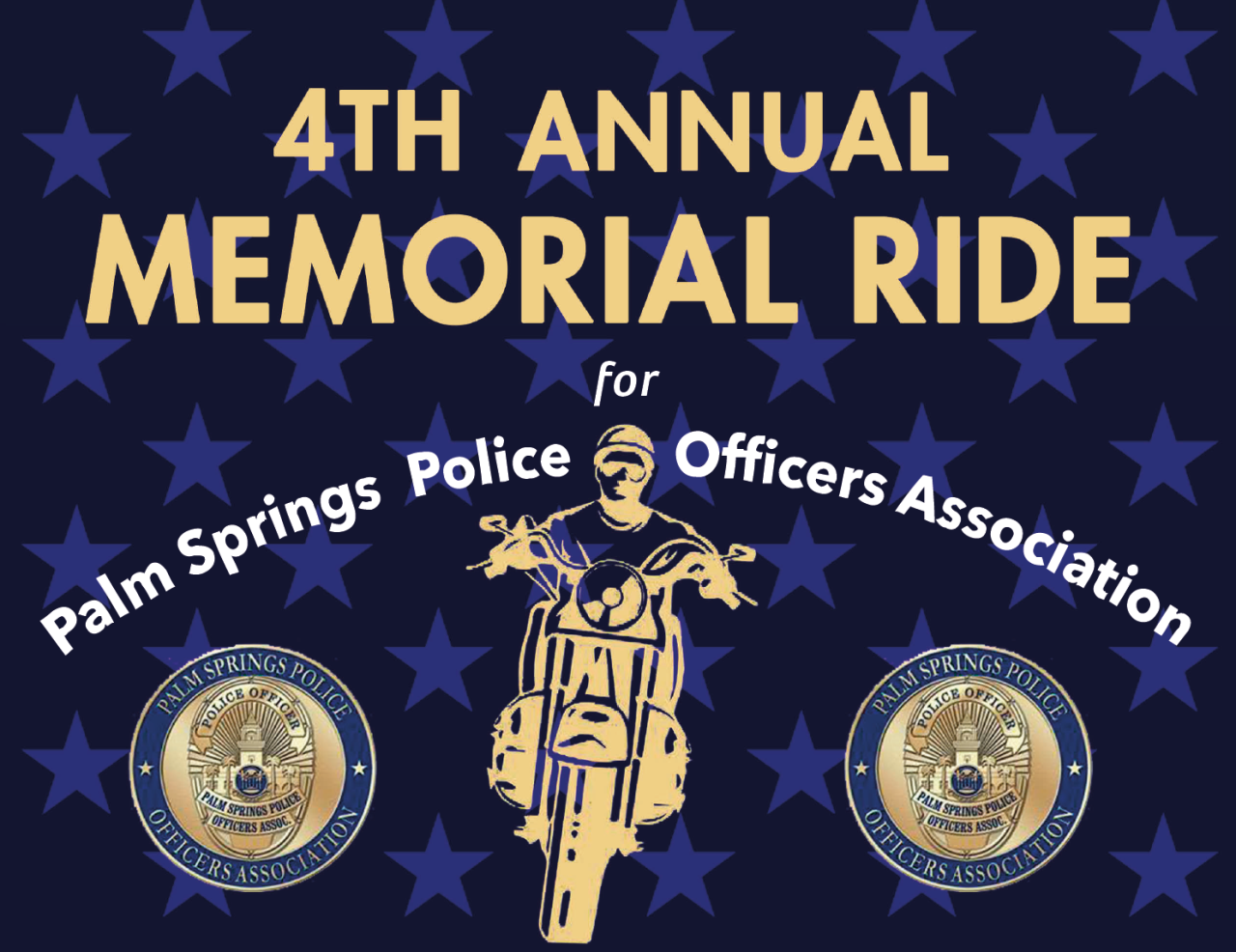 Join us for the 4th Annual Memorial Ride on Nov 12, 2022